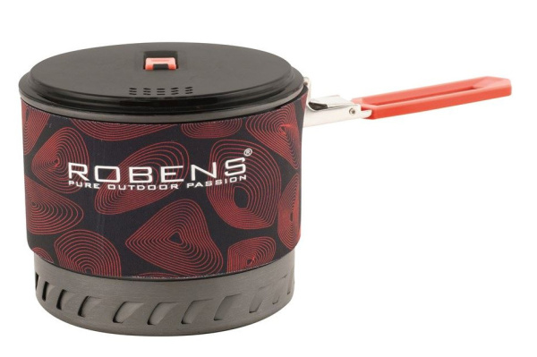 Котелок Robens Turbo Pot (14.8 x 11 см; grey/red)